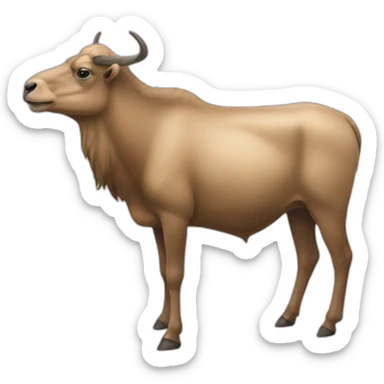 Chameau sans bosse sticker