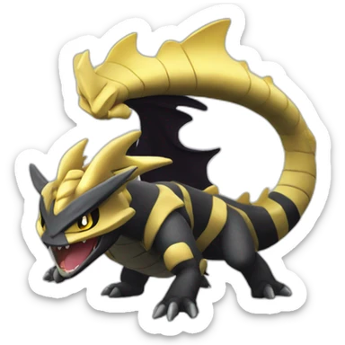Un emoji giratina dans pokemon sticker