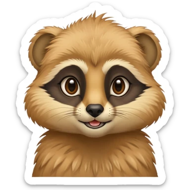 Suricate avec un regard malicieux  sticker