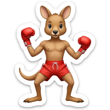 Kangaroo with boxing shorts






 sticker