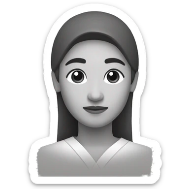 kazakh shanyrak icon monochrome sticker