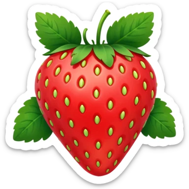 juicy strawberry sticker