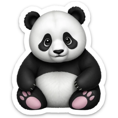 panda féminin dans le palais impérial sticker