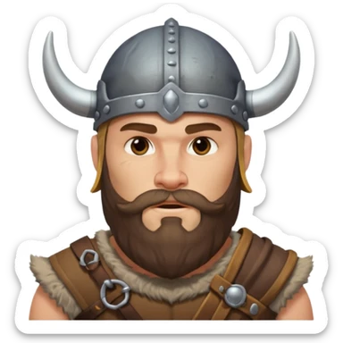 viking man sticker