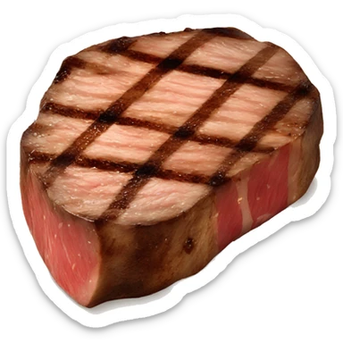 grilled steak sticker