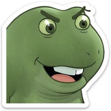 Me winking as sexy gay sticker