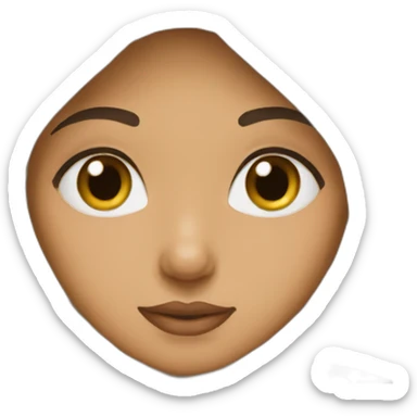 Lightskin with a hijab sticker