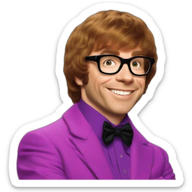 Austin Powers sticker
