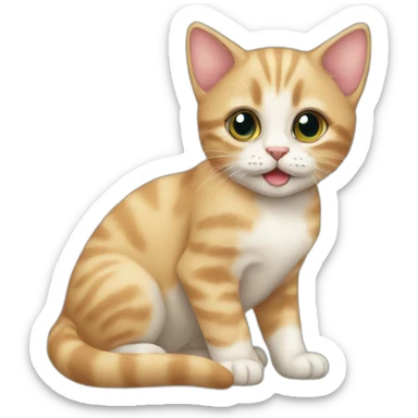 kitten sticker