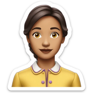Violette Beauregard from Charlie and the chocolate factory sticker