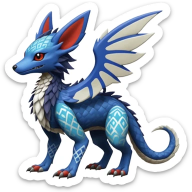  exotic Fakémon-Pokémon-Trico-Protogen-Primagen-Sergal-Nargacuga-Vernid-creature sticker