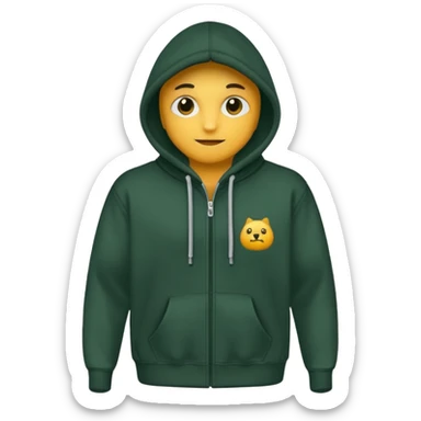 I like the third one that is plain and no person in it I just want a dark forest green plain on the front I want the hoodie no zippeer sticker