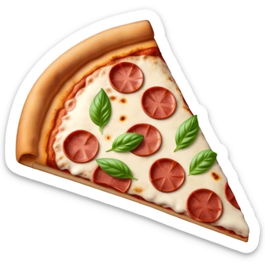 Neopolitan pizza elegant  sticker