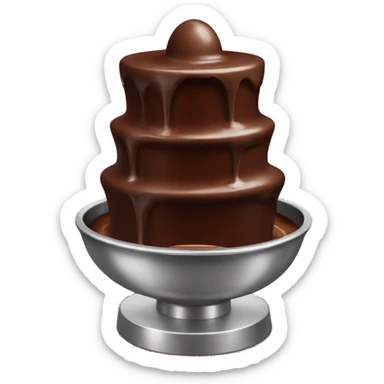 chocolate fountain sticker