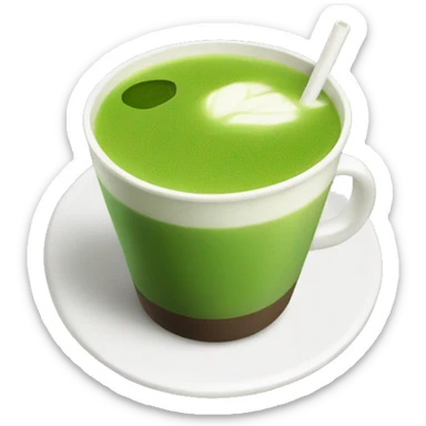 Matcha drink sticker