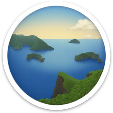 Azores islands sticker