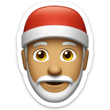 A guy in a red cap with a light beard sticker