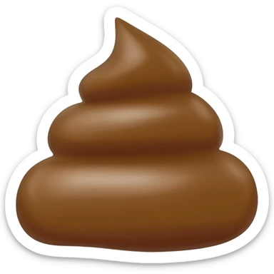 Poop sticker
