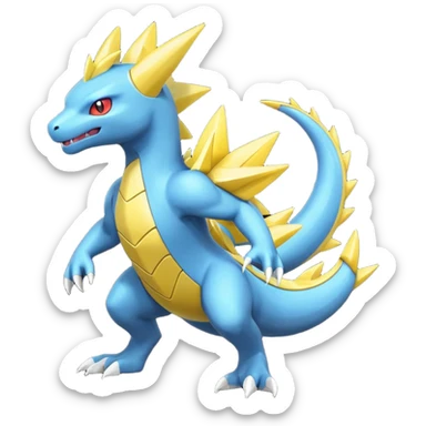 Electrike-Manectric-Salamence-fusion (full body) sticker