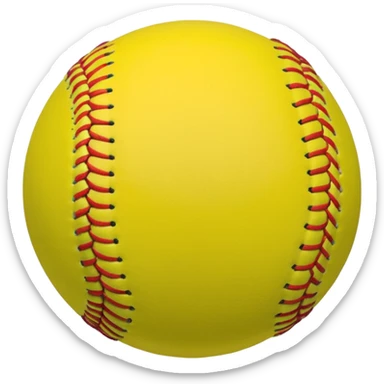 Softball sticker