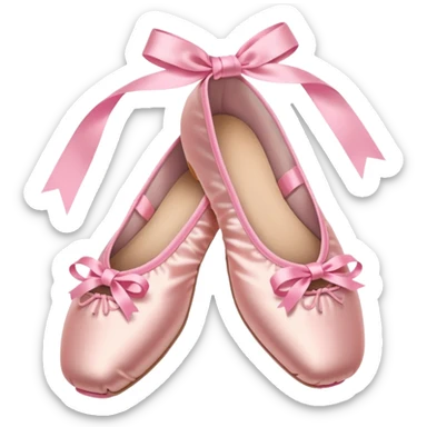 ballerina pointe shoes sticker