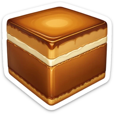 caramel slice sticker