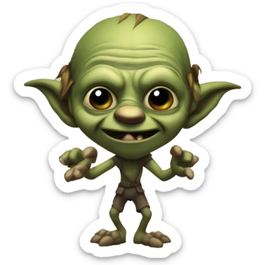 goblin: Small humanoid creatures skilled in metalwork and finance, known for their gruff demeanor and independence sticker