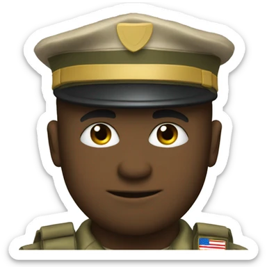 Private first class chevron sticker