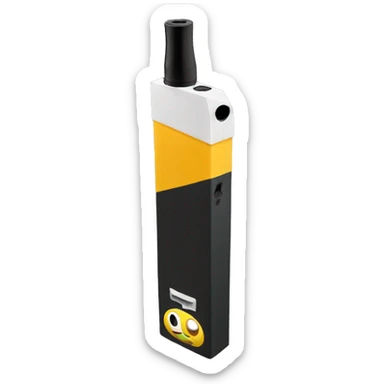 disposable vape square shaped sticker