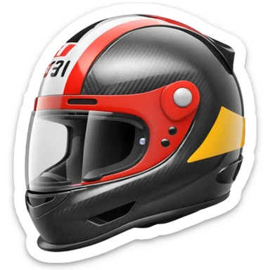 Universal Formula 1 Helmet sticker