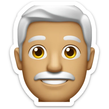 Hombre con gran nariz sticker