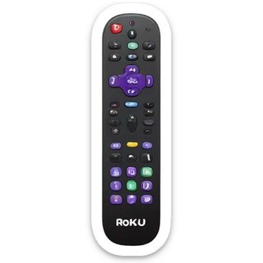 roku remote sticker