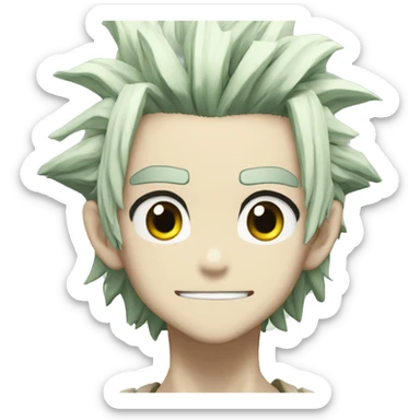 Dr stone senku sticker