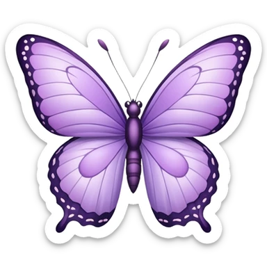 borboleta lilas sticker