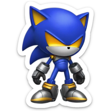 Metal Sonic sticker