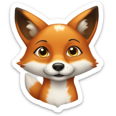sweetie fox sticker