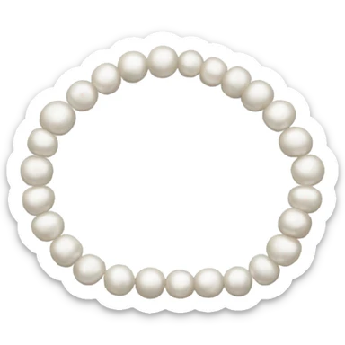 pearl beads sticker