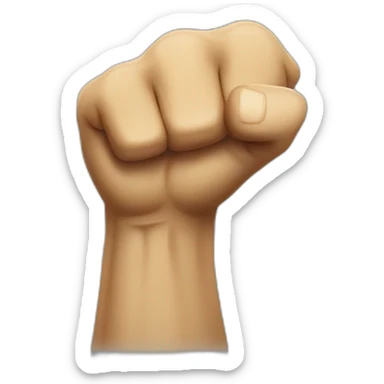 Angry shaking fist sticker