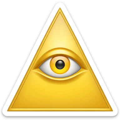 Illuminati emoji sticker