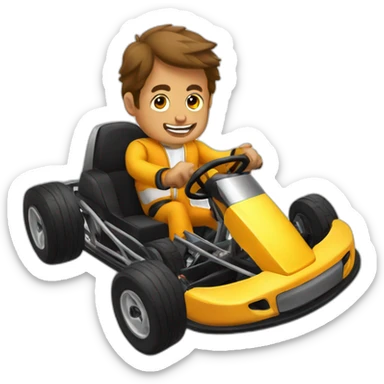 Go kart sticker