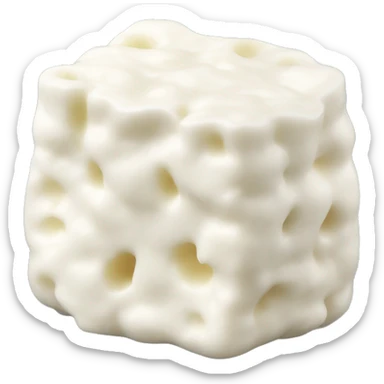 fatty cottage cheese curds sticker