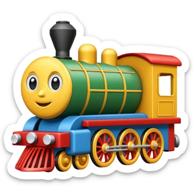  toy train pist sticker