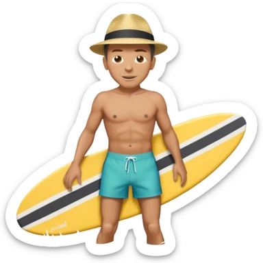 frank Sinatra surfing sticker