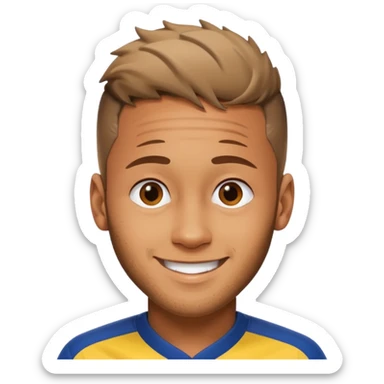 Neymar face  sticker