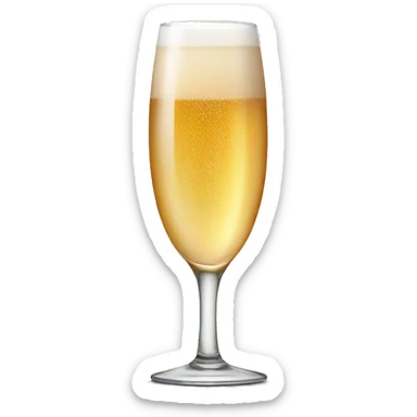 Glass of Champaign  sticker