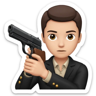 create an emoji that indicates an shooter game sticker