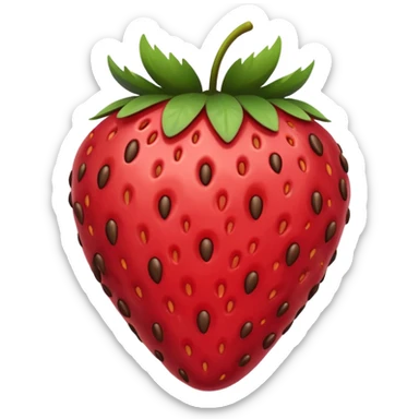 strawberry dipped in chocolate sticker