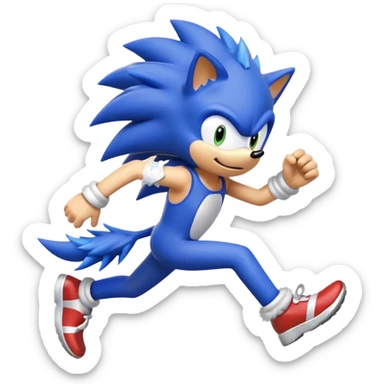 Sonic the hedgehog sticker