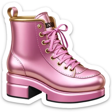 Moschino style spam can shoe sculpture  sticker