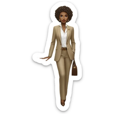 Ralph Lauren woman working  sticker